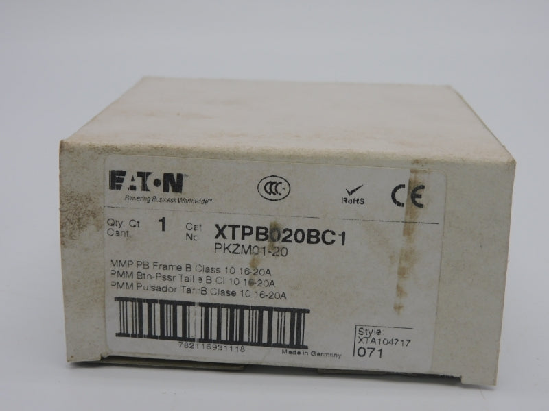 EATON XTPB020BC1 PKZM01-20 690V 16-20A NSMP