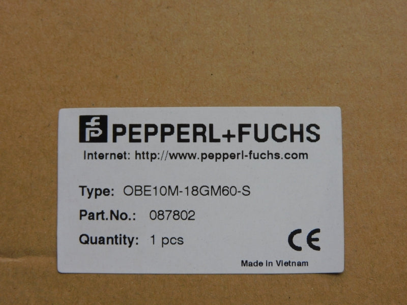 PEPPERL+FUCHS OBE10M-18GM60-S 087802 10-30VDC NSMP