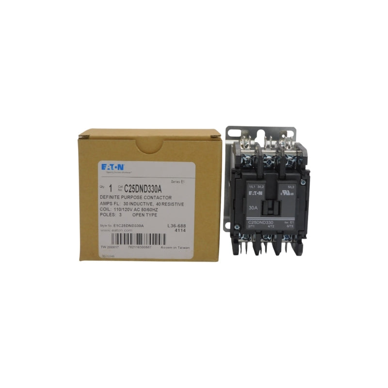 EATON C25DND330A SER. E1 110/120VAC 30A NSMP