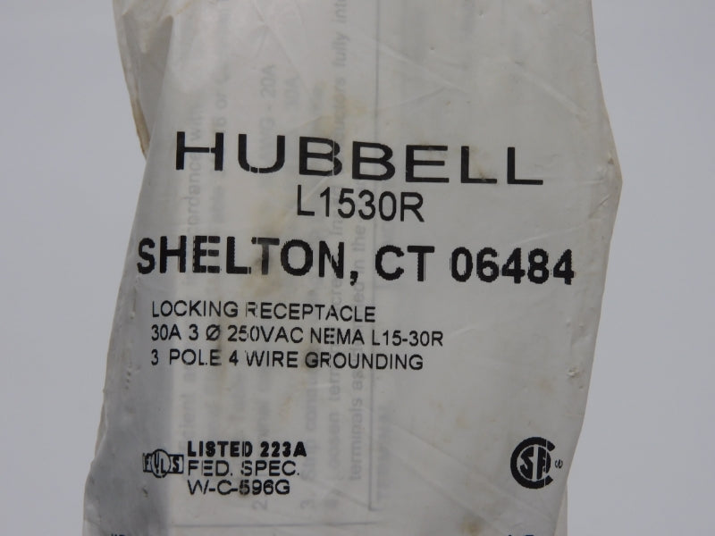 HUBBELL L1530R 250VAC 30A NSMP
