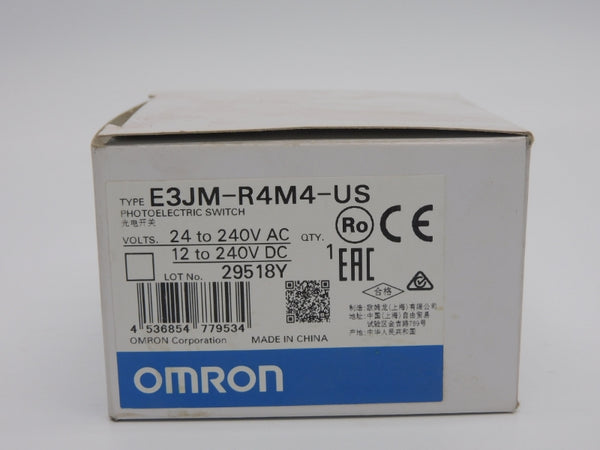 OMRON E3JM-R4M4-US 12-240VDC 3A NSMP