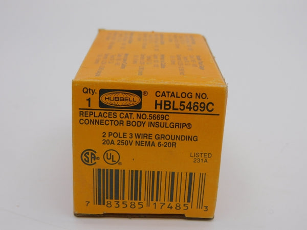 HUBBELL HBL5469C 250V 20A NSMP