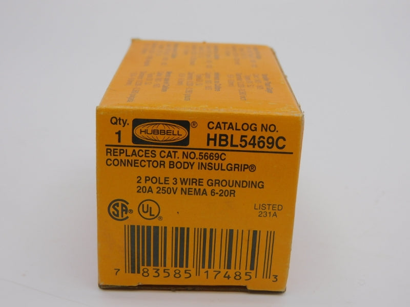 HUBBELL HBL5469C 250V 20A NSMP