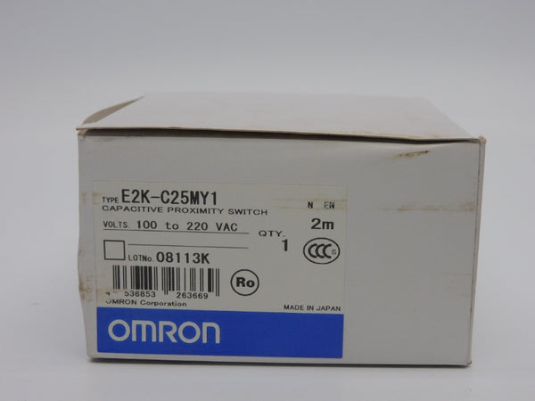 OMRON E2K-C25MY1 100-220VAC 2M NSMP