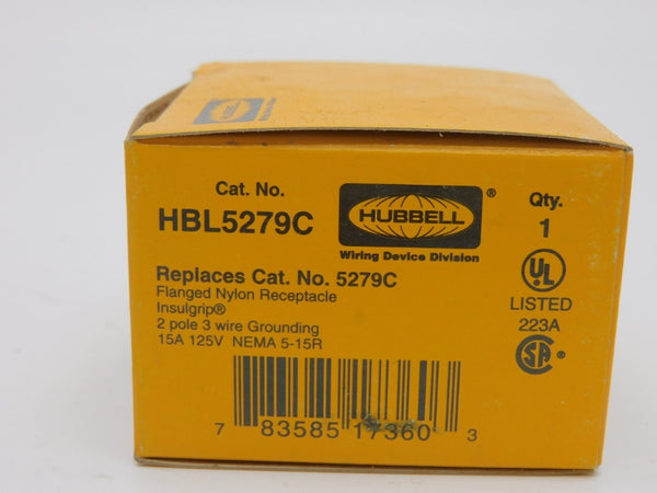 HUBBELL HBL5279C 125V 15A NSMP