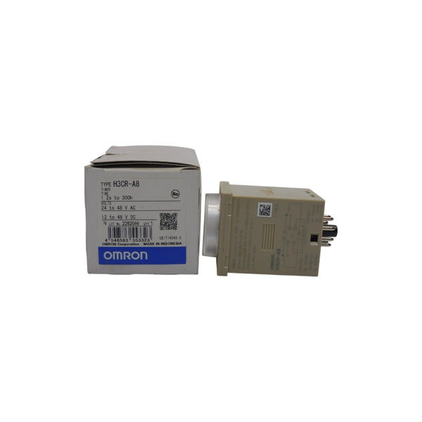 OMRON H3CR-A8 12-48VDC 5A 1.2S-300H NSMP