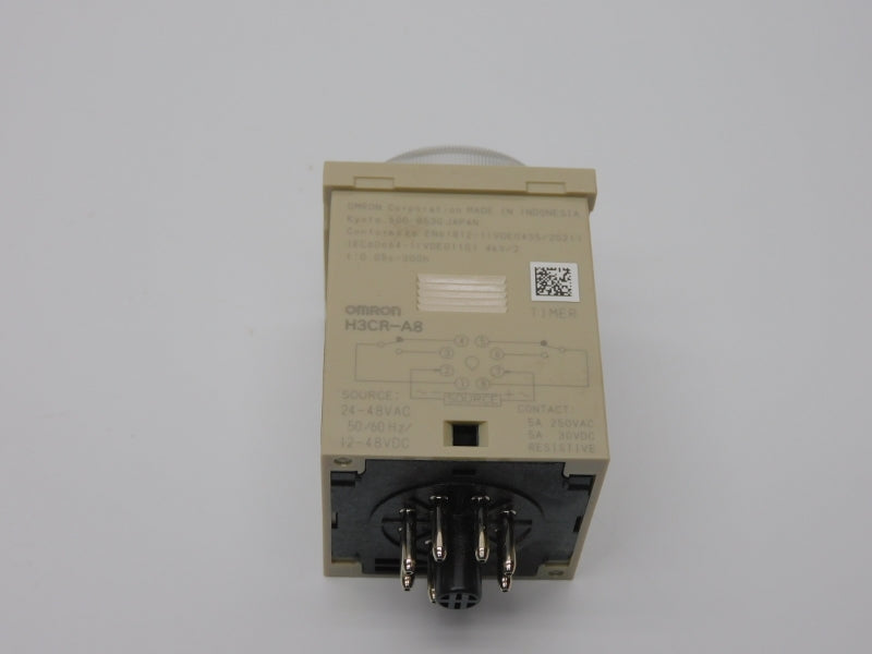OMRON H3CR-A8 12-48VDC 5A 1.2S-300H NSMP