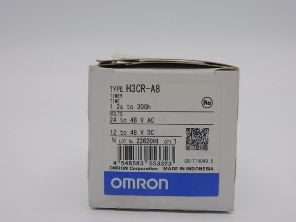 OMRON H3CR-A8 12-48VDC 5A 1.2S-300H NSMP