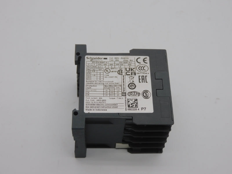 SCHNEIDER ELECTRIC LC1K0910P7 230V 20A (GREEN) NSMP