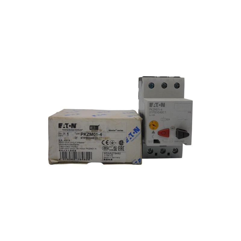 EATON PKZM01-4 XTPB004BC1 690V 2.5-4.0A NSMP