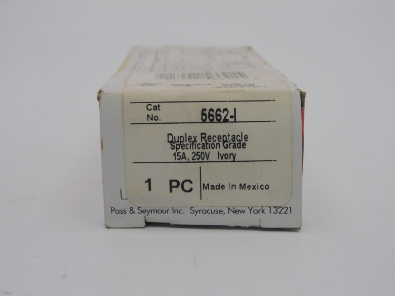 PASS&SEYMOUR LEGRAND 5662-I 250V 15A NSMP