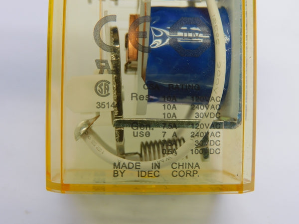 IDEC RR2P-U 120VAC 10A NSNP
