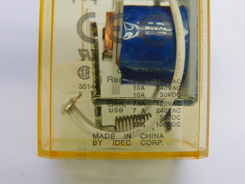 IDEC RR2P-U 120VAC 10A NSNP