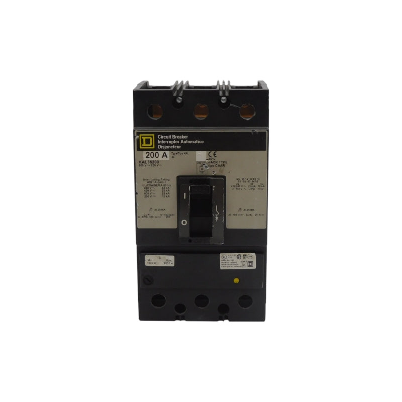 SQUARE D KAL36200 SER. 2 600V 200A (GRAY) UNMP