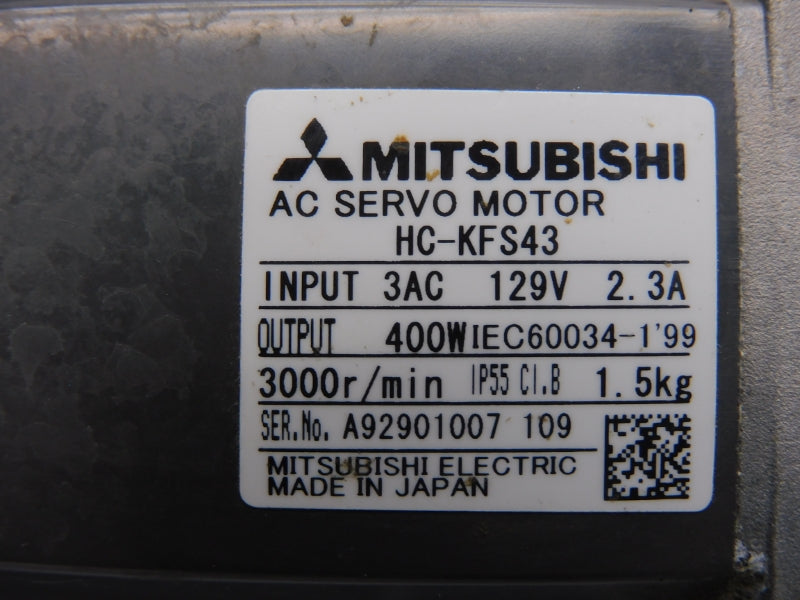 MITSUBIHI HC-KFS43 129V 2.3A UNMP