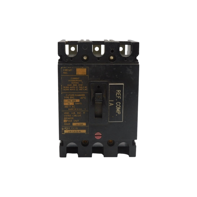 CUTLER-HAMMER EHC3070 480VAC 70A UNMP
