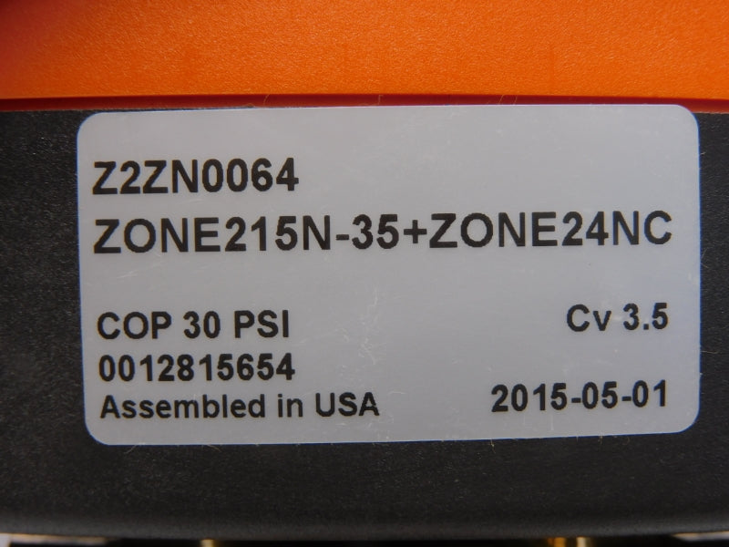 BELIMO Z2ZN0064 ZONE215N-35+ZONE24NC 24VAC 30PSI NSNP