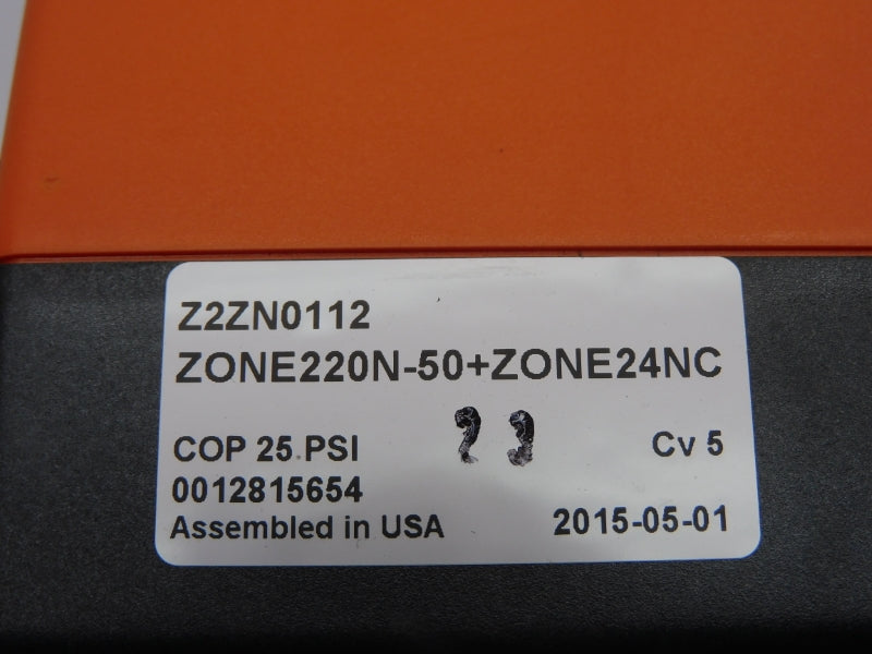 BELIMO Z2ZN0112 ZONE220N-50+ZONE24NC 24VAC 25PSI NSNP