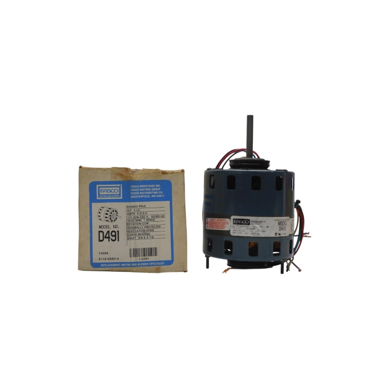 FASCO D491 115/208-230V 5.0-2.5A NSMP