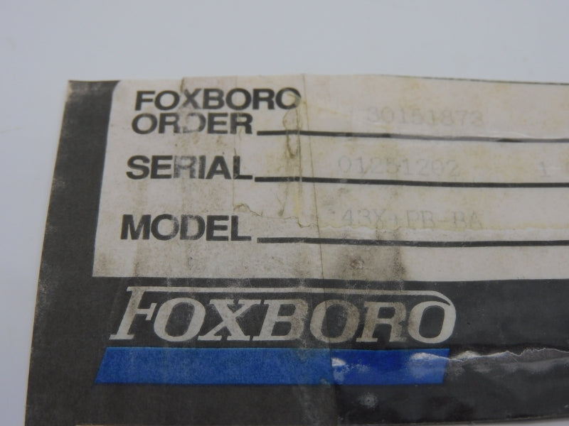 FOXBORO 43X+PB-BA 0-50PSI UNMP