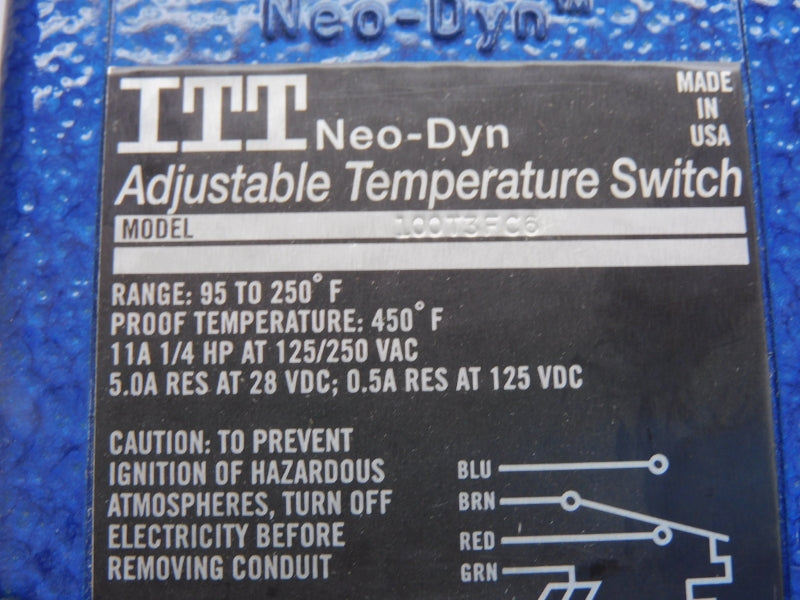ITT 100T3FC6 125/250VAC 11A NSNP