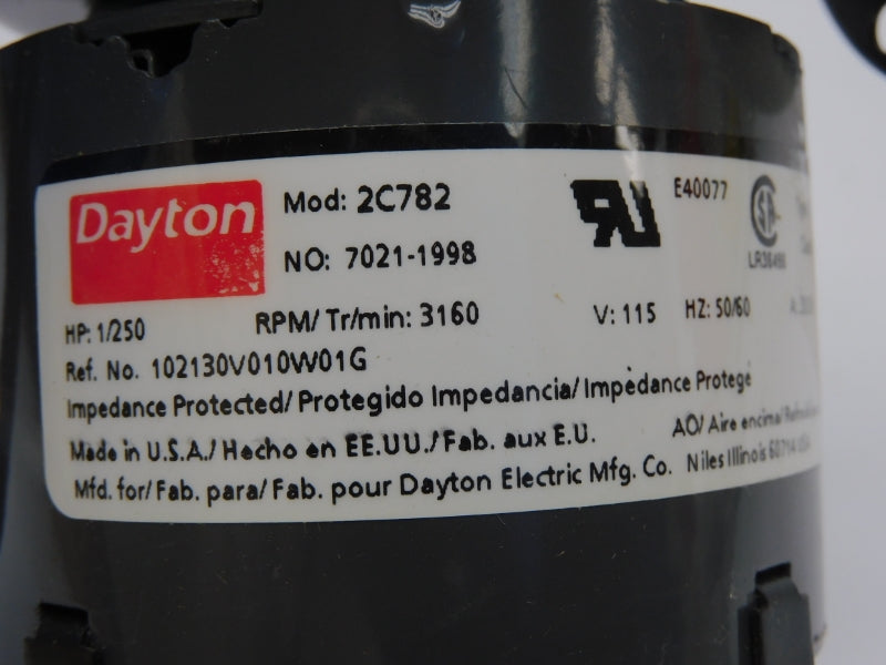 DAYTON 2C782 7021-1998 115V NSMP