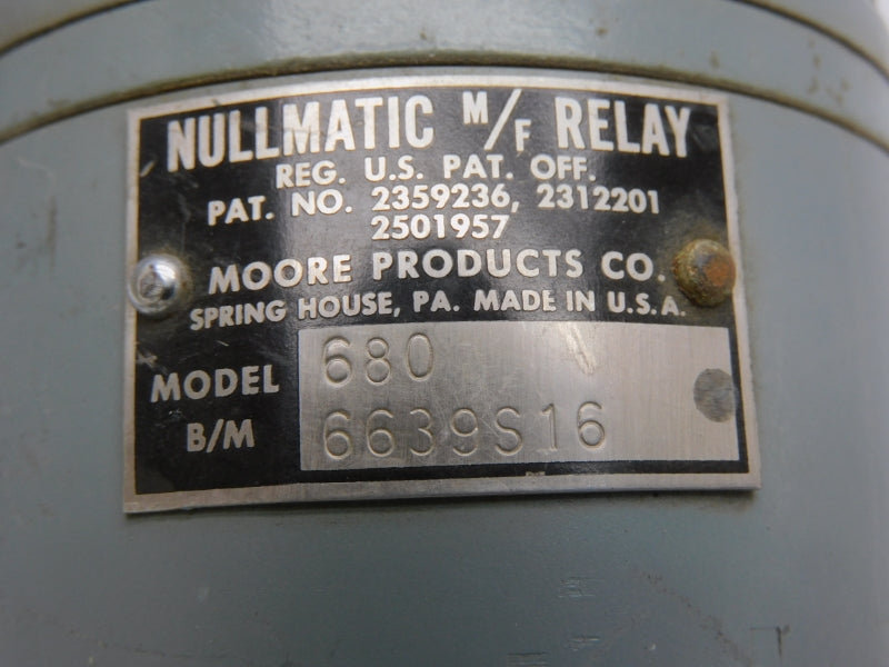 MOORE PRODUCTS 680 6638S16 NSNP