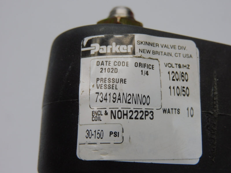 PARKER 73419AN2NN00N0H222P3 110/120V 30-150PSI UNMP