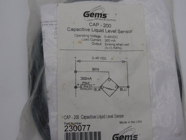 GEMS 230077 CAP-200 5-48VDC NSMP