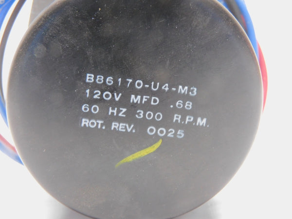 MOTOR B86170-U4-M3 120V REV. 0025 NSNP