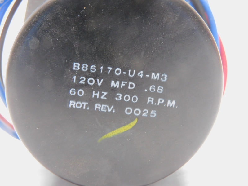 MOTOR B86170-U4-M3 120V REV. 0025 NSNP