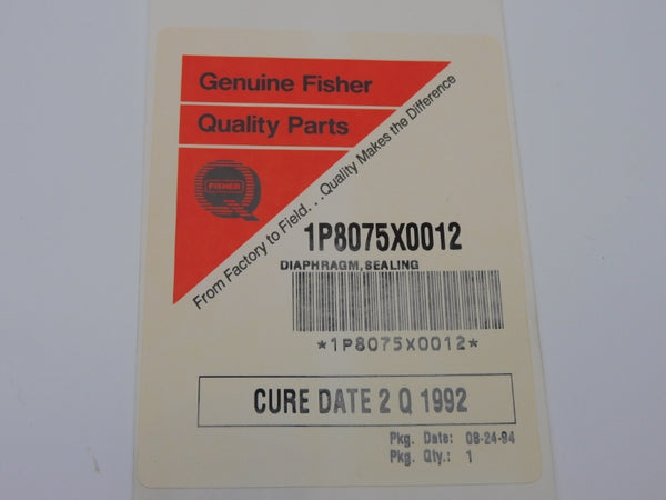 FISHER 1P8075X0012 NSFS