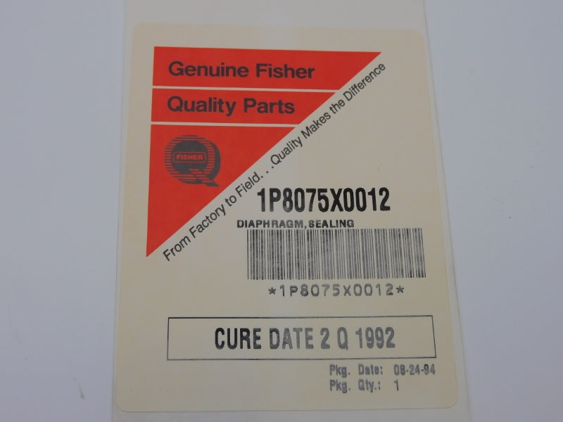 FISHER 1P8075X0012 NSFS