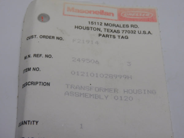 DRESSER 012101028999H NSNP