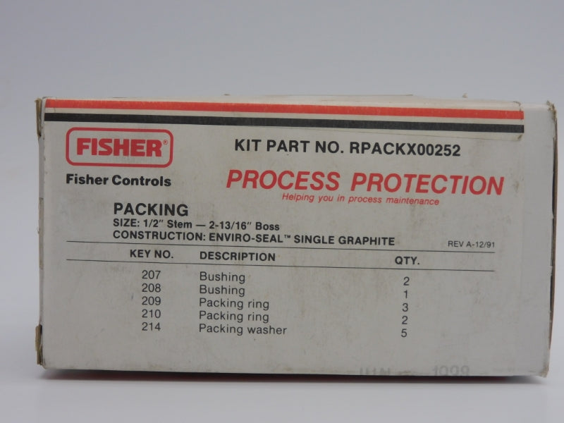 FISHER CONTROLS RPACKX00252 NSMP