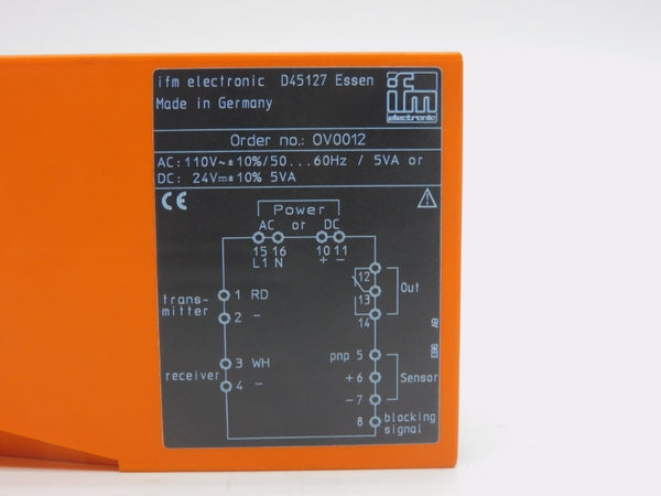 IFM EFECTOR OV310 OV0012 110VAC NSNP