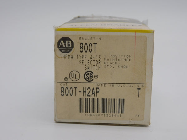 ALLEN BRADLEY 800T-H2AP SER. T (BK/YL) NSMP