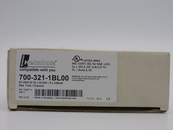 HELMHOLZ 700-321-1BL00 24VDC NSMP