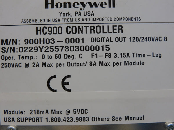 HONEYWELL 900H03-0001 120/240VAC 8A (NO TERMINAL) UNMP