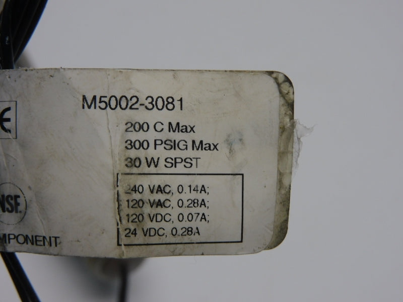 MADISON M5002-3081 240VAC 0.28A 300PSI NSNP