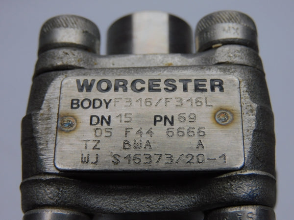 WORCESTER CONTROLS 05F446666 WJS16373/20-1 1" NSNP