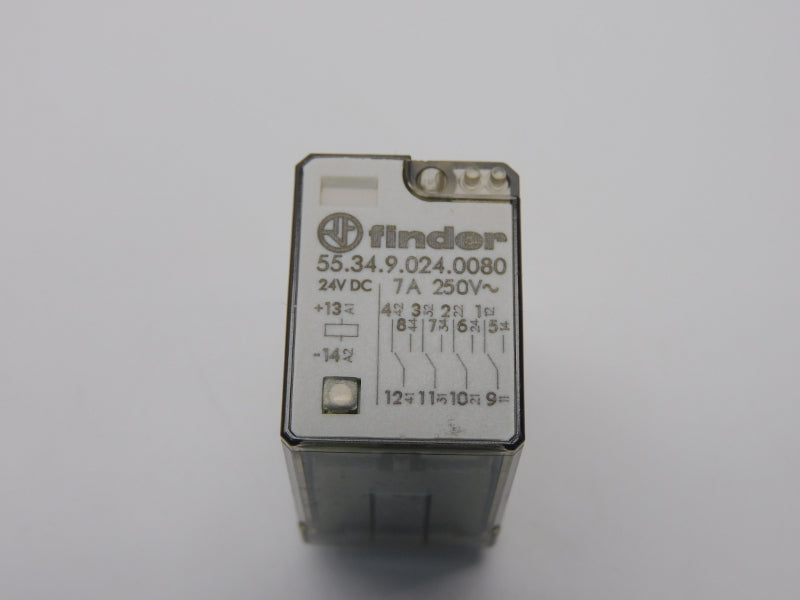 FINDER 55.34.9.024.0080 24VDC 7A NSNP