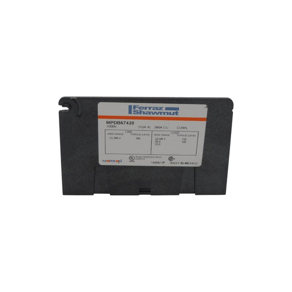 FERRAZ SHAWMUT MPDB67420 1000V 380A NSNP