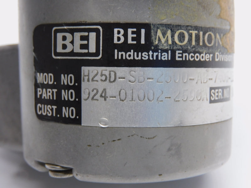 BEI H25D-SB-2500-AB-7406-LED-SM18 924-01002-2590A 5VDC UNMP