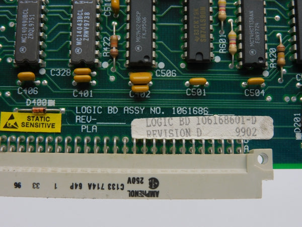 LOGIC BOARD 106168601-D REV. D UNMP