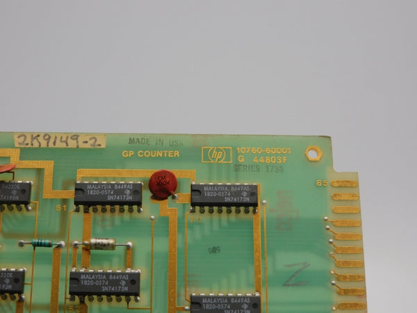 HP 10760-60001 G44803F SER. 1736 UNMP