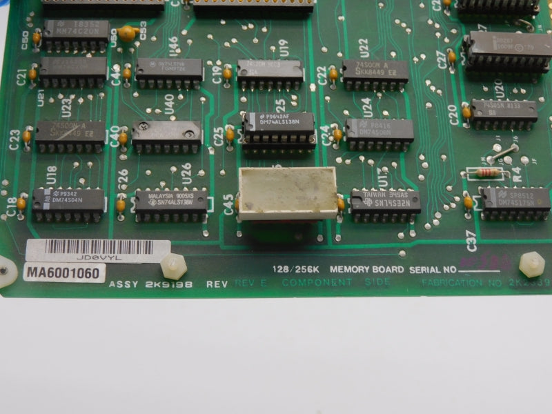 MEMORY BOARD 2K9198 REV. E UNMP
