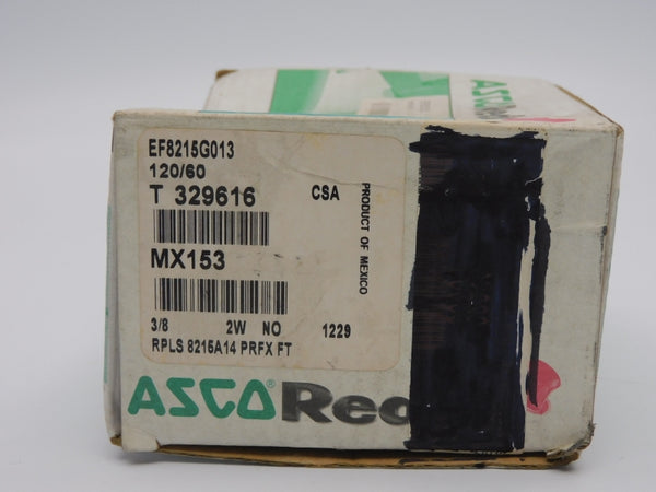 ASCO EF8215G013 120V 125PSI 3/8" NSMP