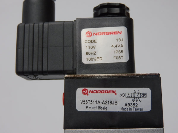 NORGREN V53T511A-A218JB 110V 115PSI NSMP