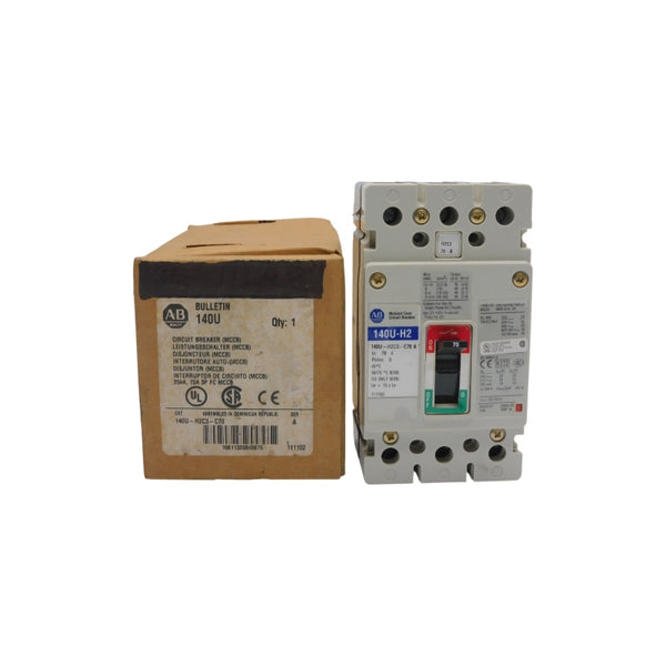 ALLEN BRADLEY 140U-H2C3-C70 SER. A 480V 70A NSMP